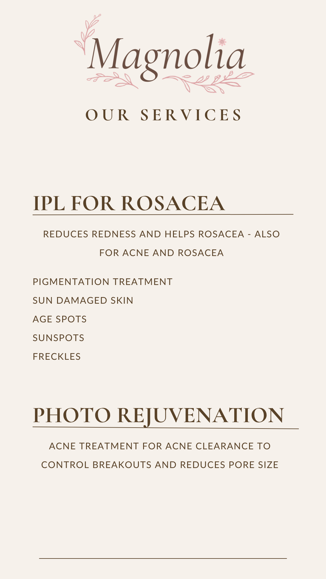 Magnolia service menu skin